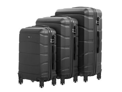 Cestovní kufr z ABS PHOENIX - černý
