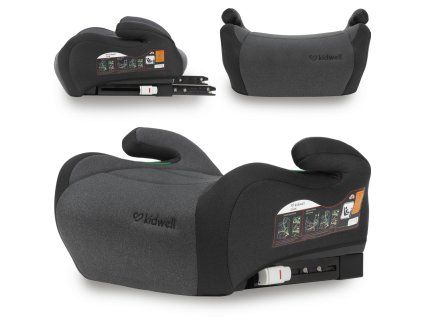 Autosedačka OVAN i-Size ISOFIX – podsedák – černo-šedá