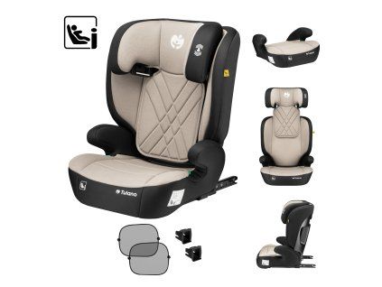 Autosedačka JOY 45 i-Size ISOFIX 2v1 100–150 cm – béžová