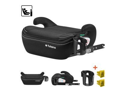 Autosedačka CABBY GO i-Size ISOFIX 125–150 cm – černá
