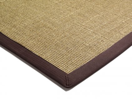 asiatic SISAL CHOCOLATE LINEN