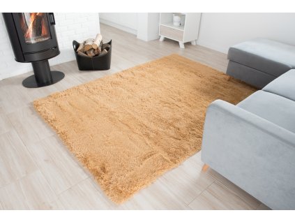 Plyšový koberec - Béžový 2