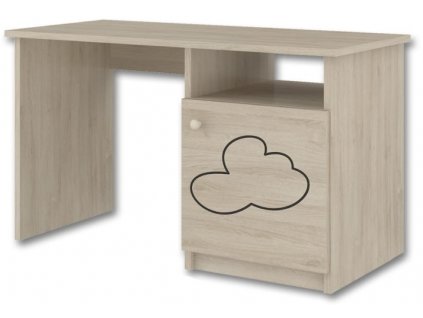 Dětský psací stůl LUX s výřezem MRAK