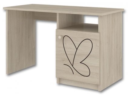 Dětský psací stůl LUX s výřezem Motýl