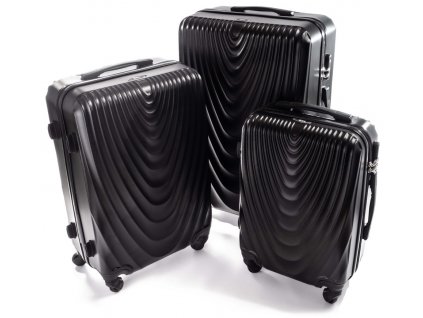 Cestovní kufr WAVE - Černý