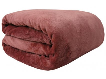 Plyšová deka SOFT - Hnědá