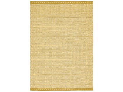 KNOX REVERSIBLE WOOL DHURRY OCHRE