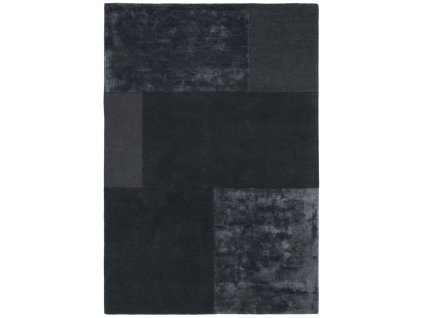 Koberec Asiatic Contemporary Plains - TATE Charcoal