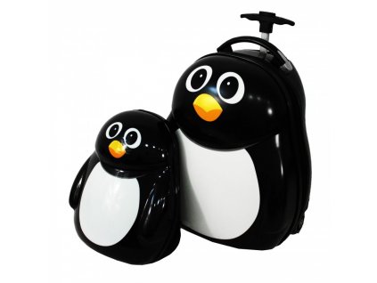 Dětský Kufr + Batoh Tučňák Penguin