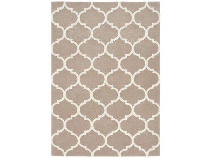 albany rug ogee camel wool