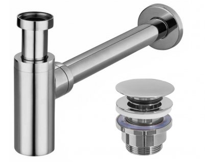 Sifon umyvadlový click/clack univerzální chrom