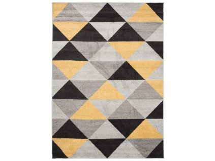 Koberec Happy - 945 Grey/Yellow