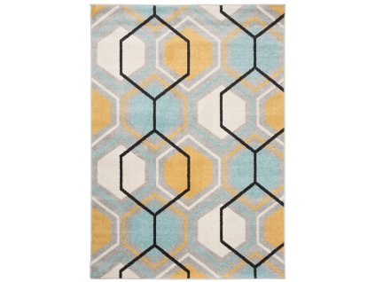 Koberec Happy - 569 Grey/Turquoise