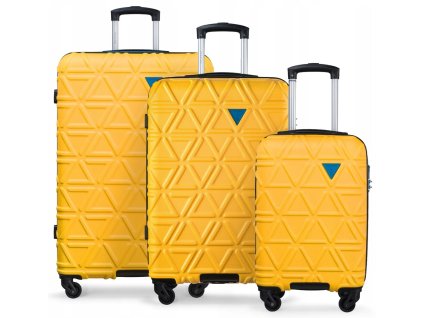 Cestovní Kufr CALIFORNIA - Žlutý