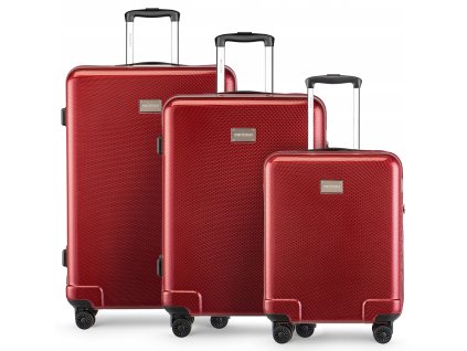 Cestovní Kufr PANAMA - Červený