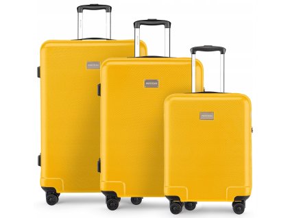 Cestovní Kufr PANAMA - Žlutý