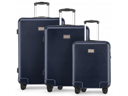 Cestovní Kufr PANAMA - Tmavě Modrý