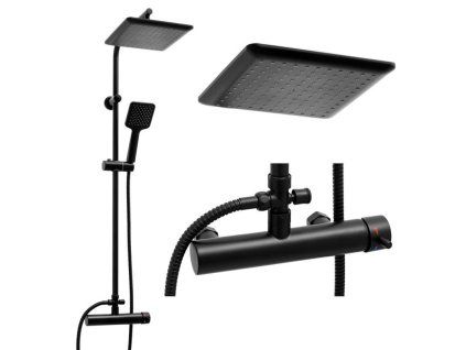 Sprchová souprava PALLENE černá