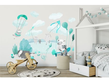 Samolepka zvířata v lese 54