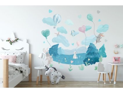 Samolepka zvířata v lese 56