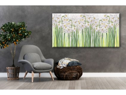 Obraz na plátně květiny, vzor 41427