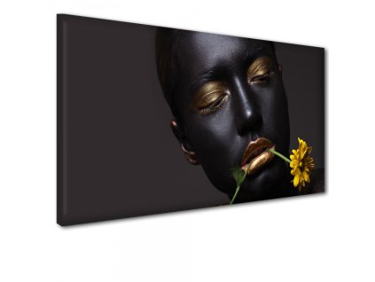 Obraz na plátně žena ve zlatě, vzor 41299