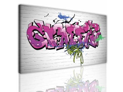 Obraz na plátně graffiti, vzor 15157