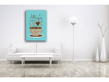 Obraz na plátně káva, vzor 12222