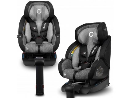 Autosedačka LUKAS ISOFIX 0-18 kg Šedá