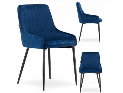 Designová židle VICENZA BLUE modrá