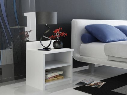 Moderní noční stolek DIVIO N5 bílý