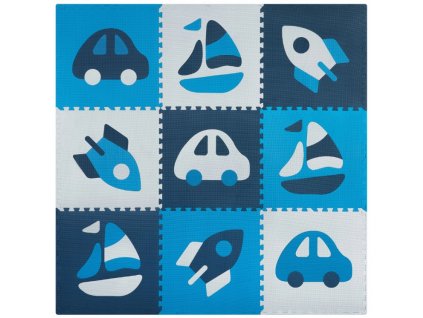 Pěnový koberec MAXI DESIGN 9 ks 180x180x1 cm, vzor 1