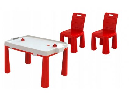 Stůl na vzdušný hokej + 2 židle, vzor 3
