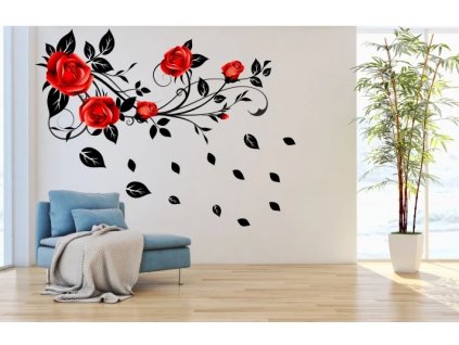 Samolepka květiny, vzor 9505