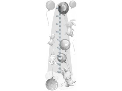 Samolepka metr balóny 10