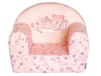 Dětské plyšové křesílko medvídek