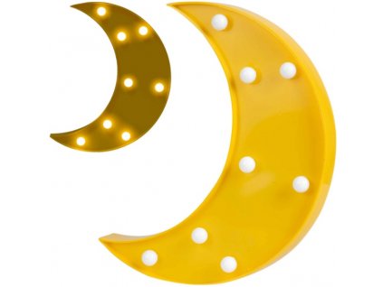 Ozdobná LED lampa měsíc