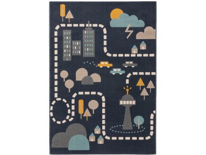 Koberec Divio Kids Rugs - KRJU03 - JUNO Blue