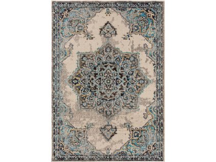 Koberec Divio Fashion - FACA02 - CASA Beige/Turquoise