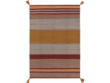 Koberec Divio Natural - NAHA01 - HALEY Grey/Red