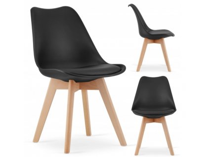 Designová židle ALTO BLACK černá