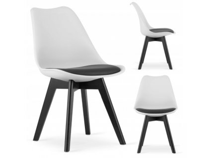 Designová židle ALTO bílá/černá