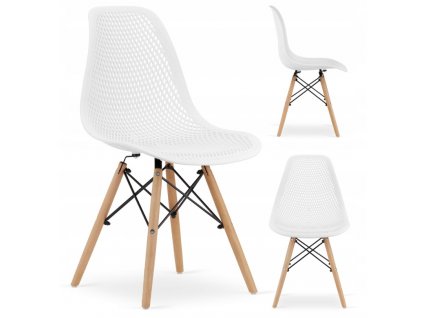Designová židle MASSIMO LUX bílá