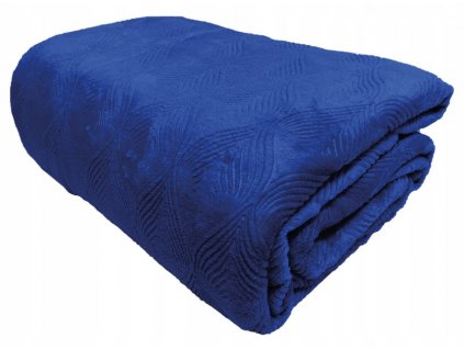 Plyšová deka FANTASY - Tmavě Modrá