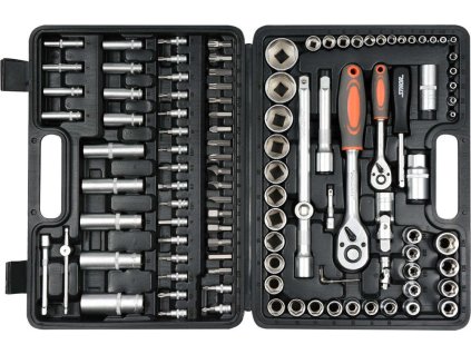 Sada nástrčných klíčů a ráčny 1/2'', 1/4", 108 ks, L