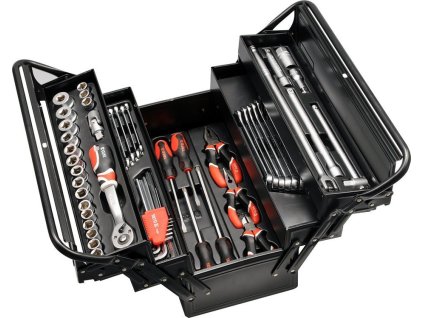 Skříňka s nářadím 1/2", 62 ks