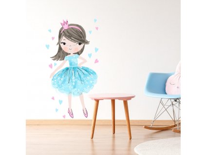 Samolepka princezna 002