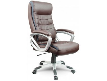 Kancelářská židle OFFICE, vzor 003 - hnědá