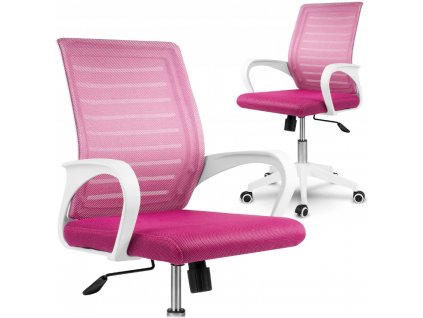 Kancelářská židle MODERN, vzor 004 - růžová