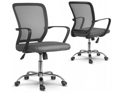 Kancelářská židle MODERN, vzor 005 - šedá
